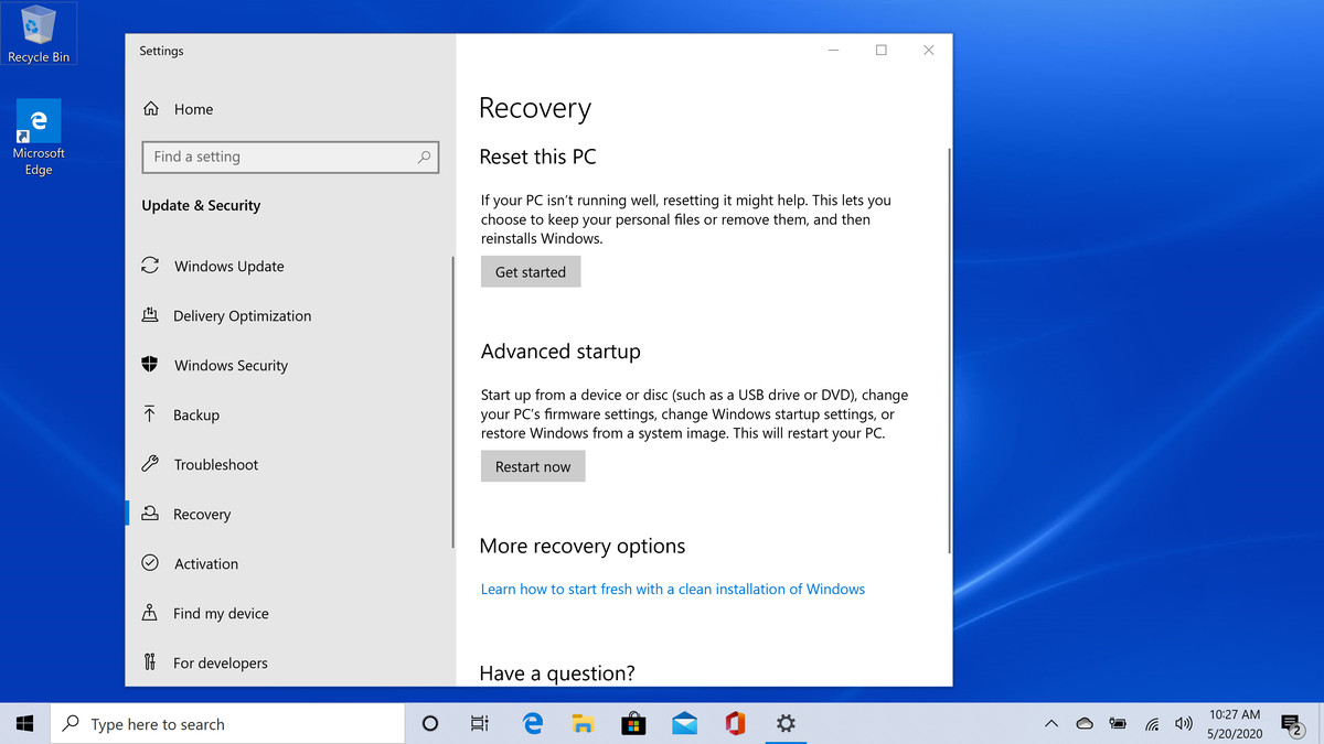 get into system recovery windows 10 unable to load